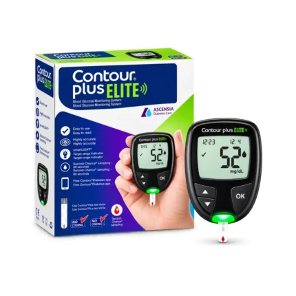 contour plus elite blood glucose meter